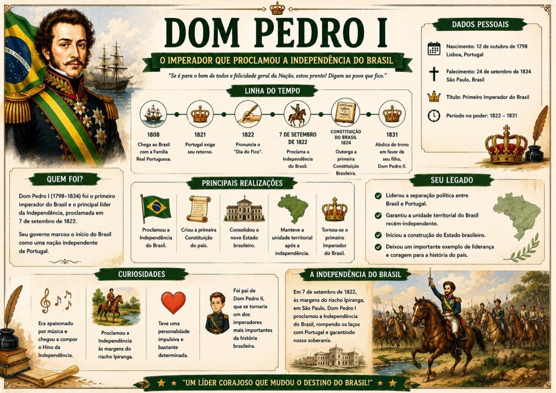 Amostra do material: Dom Pedro I