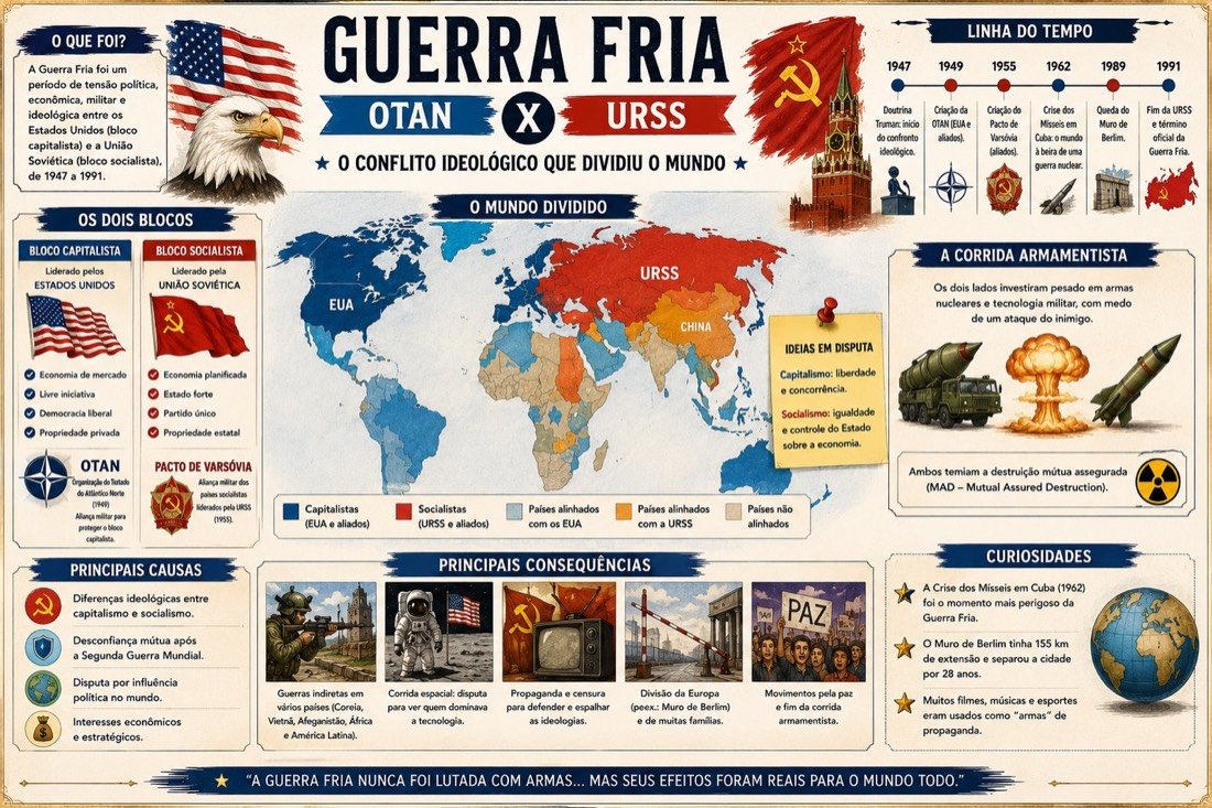 Amostra do material: Guerra Fria — OTAN × URSS