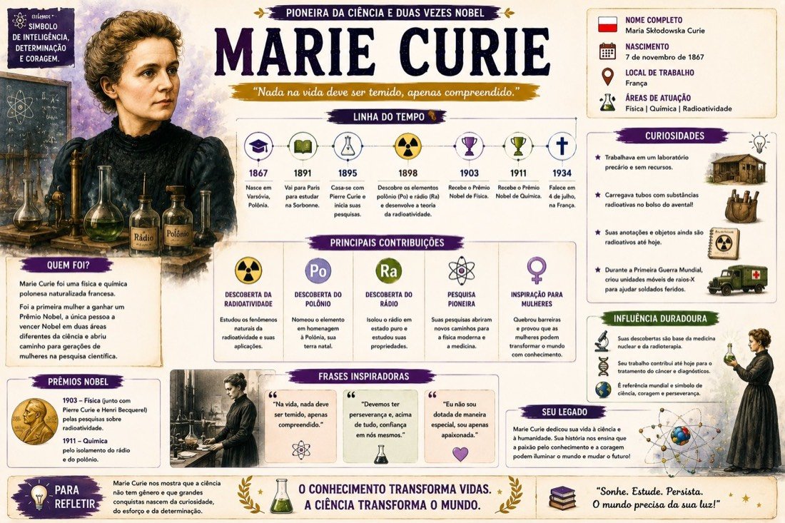 Amostra do material: Marie Curie