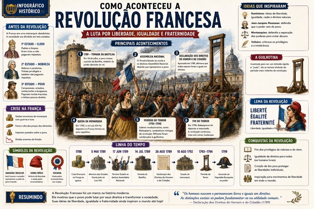 Amostra do material: Como aconteceu a Revolução Francesa