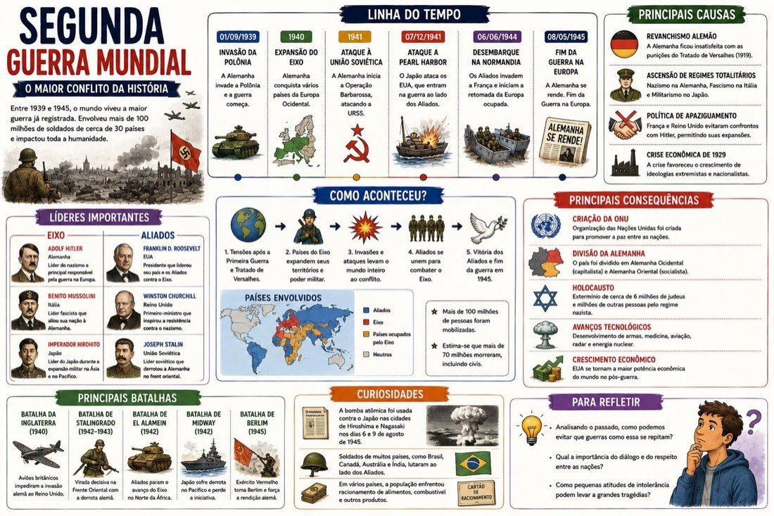 Amostra do material: Segunda Guerra Mundial
